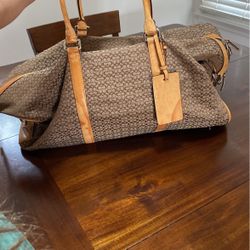 Coach Top Handle Duffle Bag