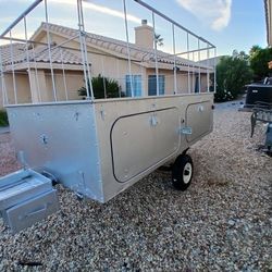 Very Rare Vintage, JC HIGGINS trailer. Aluminum Lightweight Rare And Collectible Trailer!!!  