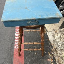 Vintage Metal Compartment Box