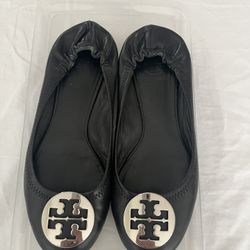 Black Tory Burch Flats