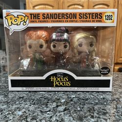 Disney Hocus Pocus Funko Pop Vinyl The Sanderson Sisters 1202 Spirit Exclusive.  Brand New Factory Sealed 