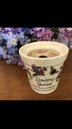 Ceramic Candle Pot Someone Special New