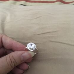 Real 925 Sterling Silver Wedding Ring Size 9