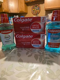 Colgate Toothpaste 2 value pack and 2 mouthwash