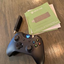 Xbox One Controller + Wireless Adapter (PC Compatible)