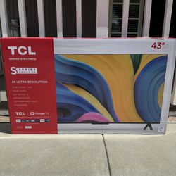 TCL 43” Class S-4 4k Tv