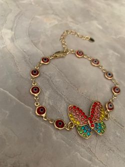 Butterfly Bracelet In gold Plated 