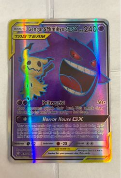 Pokémon TCG Gengar & Mimikyu GX Full Art 164/181 Team Up Ultra Rare