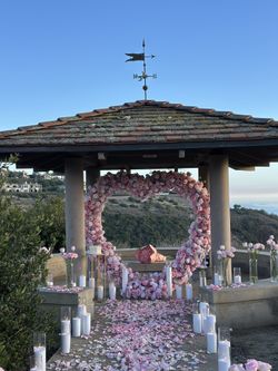 Pink Heart Arch