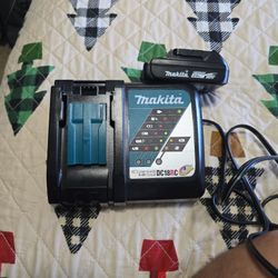 Makita 18v Charger  With  2.0ah Battery New 