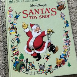 1950 Walt Disney's Santa's Toy Shop A Little Golden Book