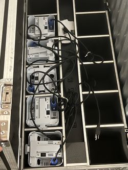 Flight case with chargeable and 12 LED lights