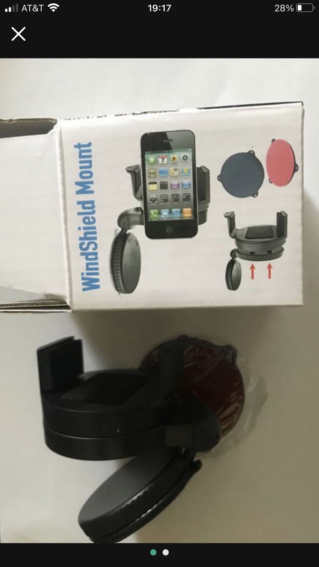 Phone windshield car holder
