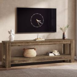 Tribesigns 70.9" Farmhouse TV Stand, Wood Entertainment Center for 65/70/80/85-Inch TVs Brand New still in the box D805