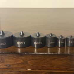 8056 Shaft Protector Set for use with Grip-O-Matic Pullers or Pushers, 6 Replacement Pieces for OTC 8056