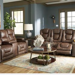 Owner's Box Thyme Power Reclining Living Room Set ( sectional couch sofa loveseat options