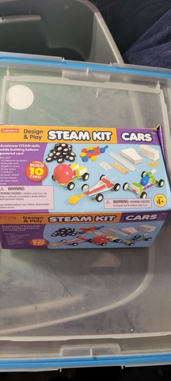 Lakeshore design and play steam kit cars