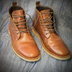 ASOS Men's Genuine Leather Boots - Brown - Size 7