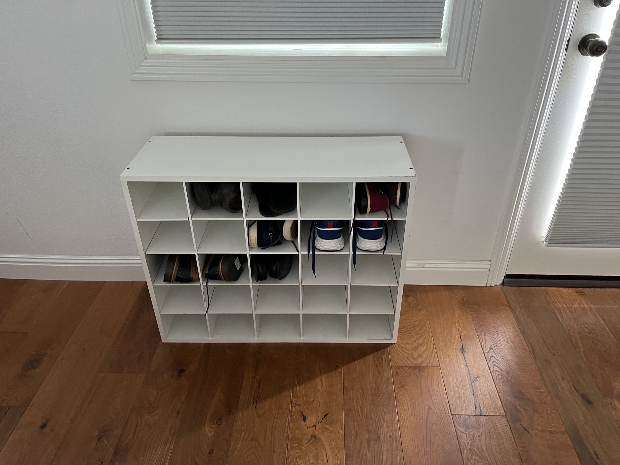 25 Cubby Shoe Organizer rack  For Closet