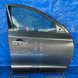 16-20 INFINITI QX60 FRONT RIGHT SIDE DOOR ASSEMBLY GRAY KAD