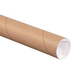 AVIDITI Cardboard Tubes with Caps 20″L x 2.5″W x 2.5″H – 32 Pack 