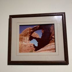 framed print of the "Double Arch" photograph by Pierre Leclerc