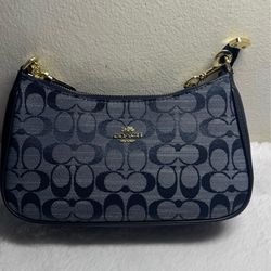 Navy blue -coach bag