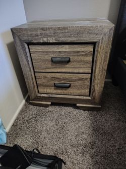 Rustic nightstand