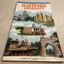 MCM Vintage Hartford Connecticut Notepad Vagabond CT tourist stationery paper