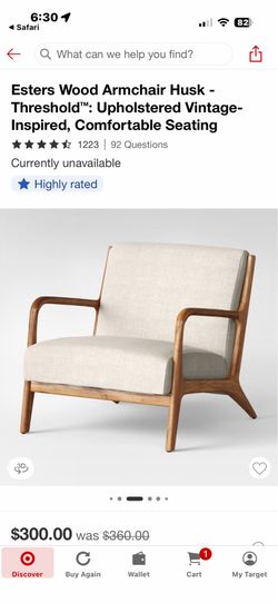 Target accent armchair