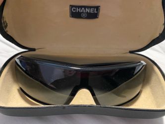 Chanel Black Shield Sunglasses