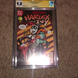 Batman Harley And Ivy 9.8 Signed