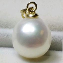 12mm  White Baroque Pearl 