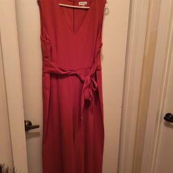 Calvin Orange Romper Size 16