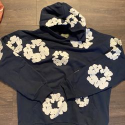 Denim Tear Blue Navy Hoodie 