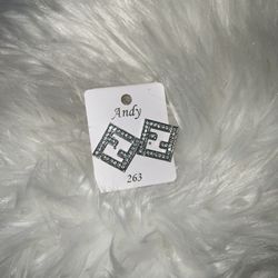 Silver Stud Earrings 