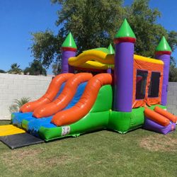 Bounce House With Slide Combo For Sale