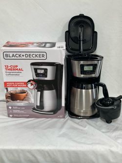 BLACK+DECKER 12-Cup Thermal Programmable Coffee Maker CM2035B w/ Box