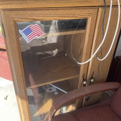 Curio Glass Front Cabinet 