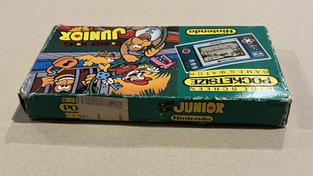 Nintendo Game and Watch Pocketsize Donkey Kong Jnr DJ-101(TESTED