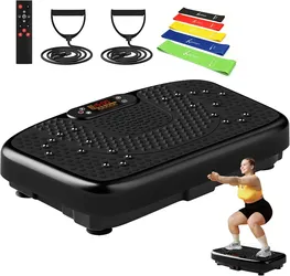 Electric vibrating board fitness machine