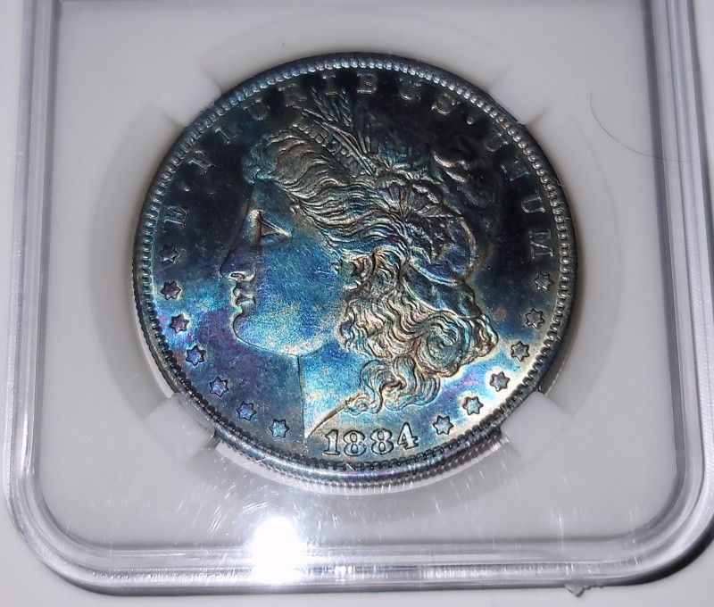 1884-S Morgan Silver Dollar MS65