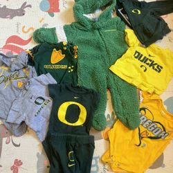 Oregon Ducks Baby Clothes 6months - Some With Tags $35 For Everything 