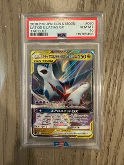 PSA 10 Latios & Latias GX (JP) • 060/095 • Tag Bolt • Pokemon