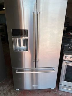 Kitchen Aid stainless steel french door refrigerator