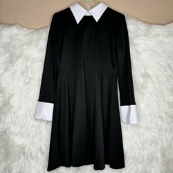 Halloween Wednesday Addams Costime Dress Size Womens Large