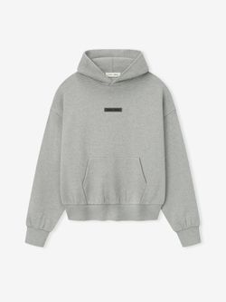 Classic Fit Fleece Hoodie Grey