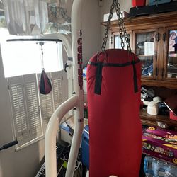 Punching Bag With Stand And Speed Bag