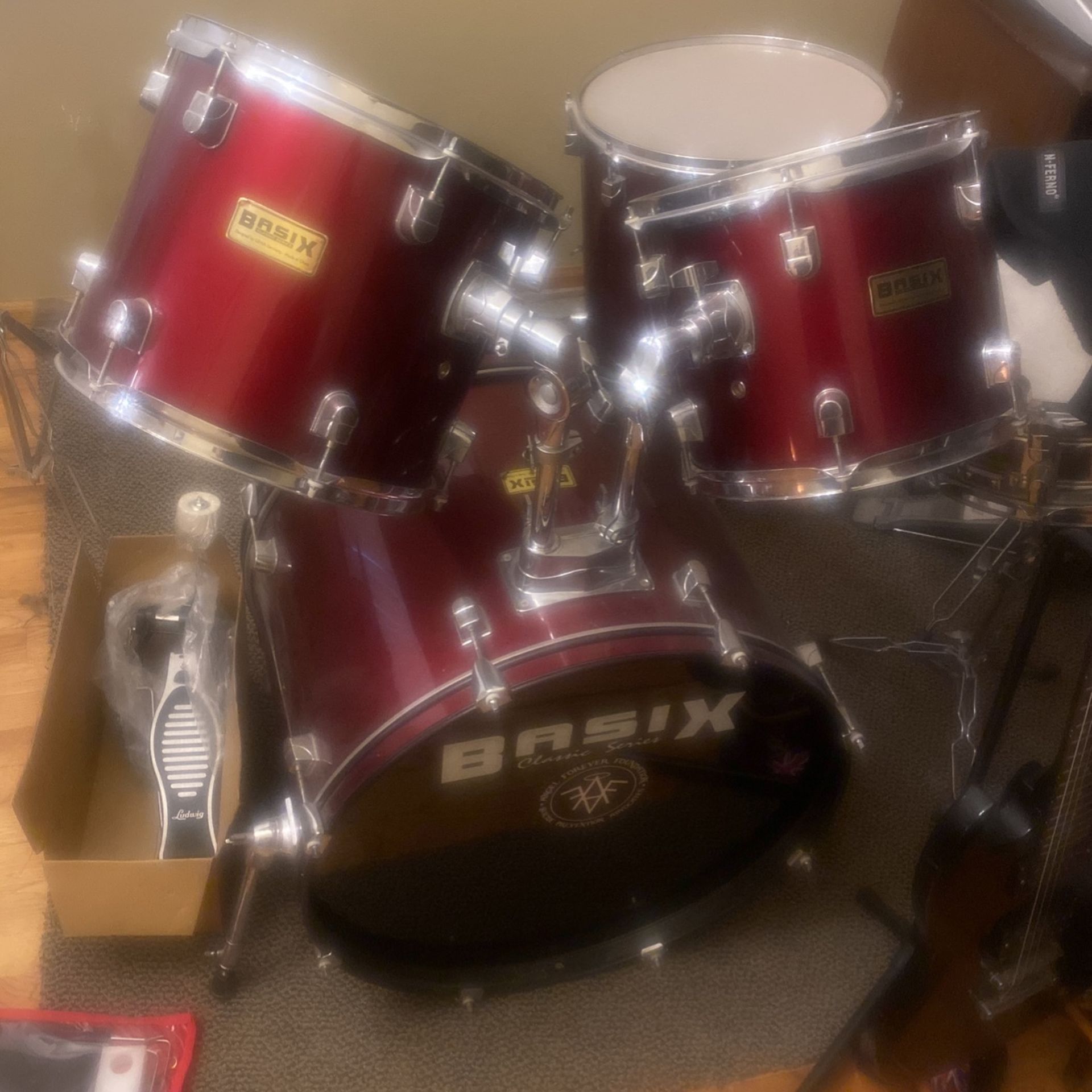 Drum set $250. 00 Adult Set Read All