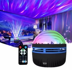 Aurora Light Projector Rechargeable, Northern Light Galaxy LED, Remote Control